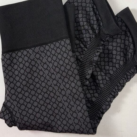 Lululemon In The Flow Crops leggings Heathered Deep Coal women's 4 style #W6D87S - Picture 11 of 16